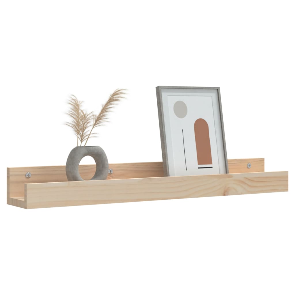 Seinähyllyt 2 kpl 80x12x9 cm täysi mänty - Sisustajankoti.fi