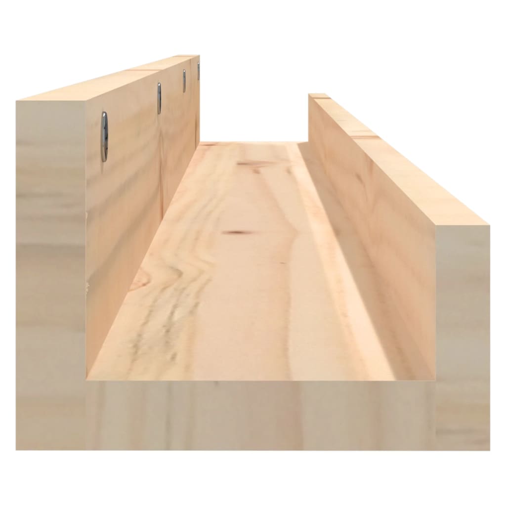 Seinähyllyt 2 kpl 110x12x9 cm täysi mänty - Sisustajankoti.fi