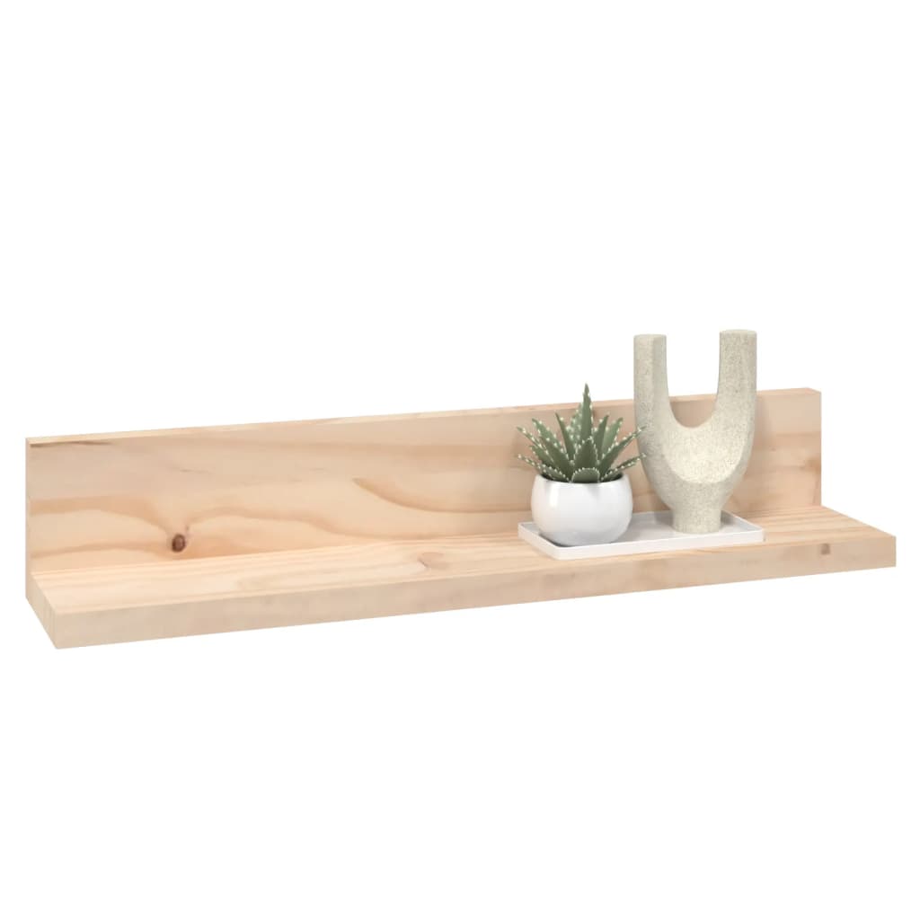 Seinähyllyt 2 kpl 50x11x9 cm täysi mänty - Sisustajankoti.fi