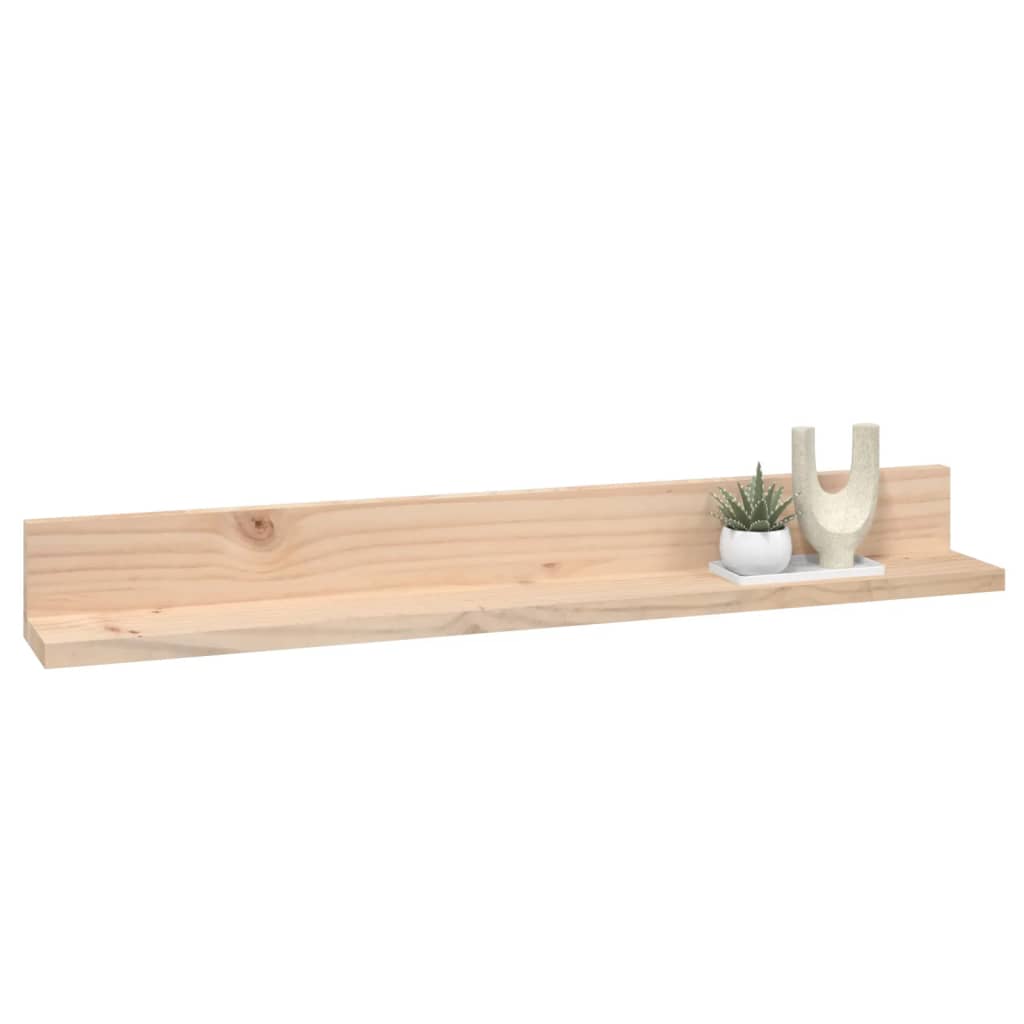 Seinähyllyt 2 kpl 80x11x9 cm täysi mänty - Sisustajankoti.fi