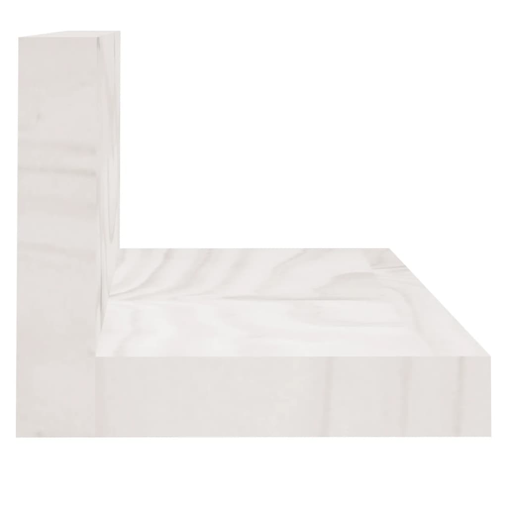 Seinähyllyt 2 kpl valkoinen 80x11x9 cm täysi mänty - Sisustajankoti.fi