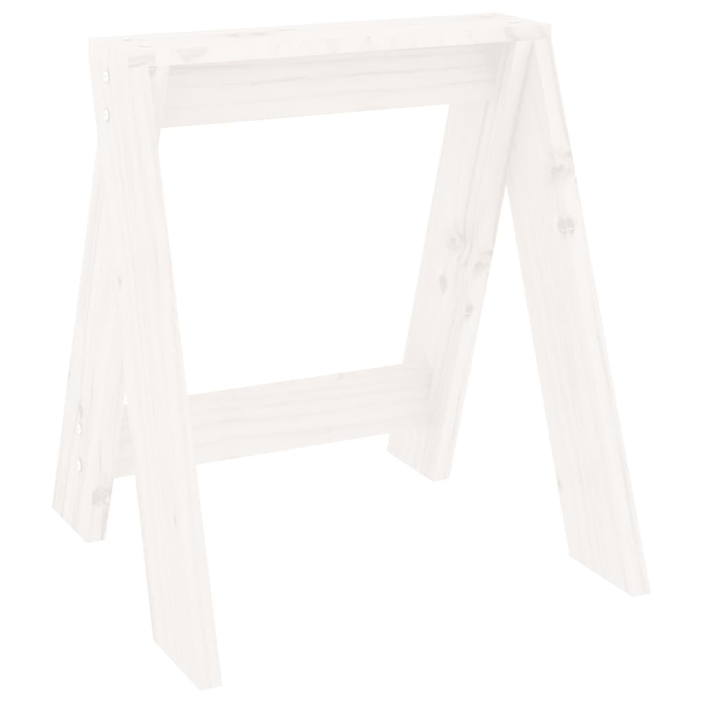 Jakkarat 2 kpl valkoinen 40x40x45 cm täysi mänty - Sisustajankoti.fi