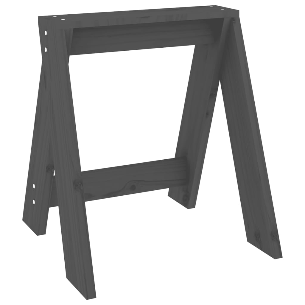 Jakkarat 2 kpl harmaa 40x40x45 cm täysi mänty - Sisustajankoti.fi