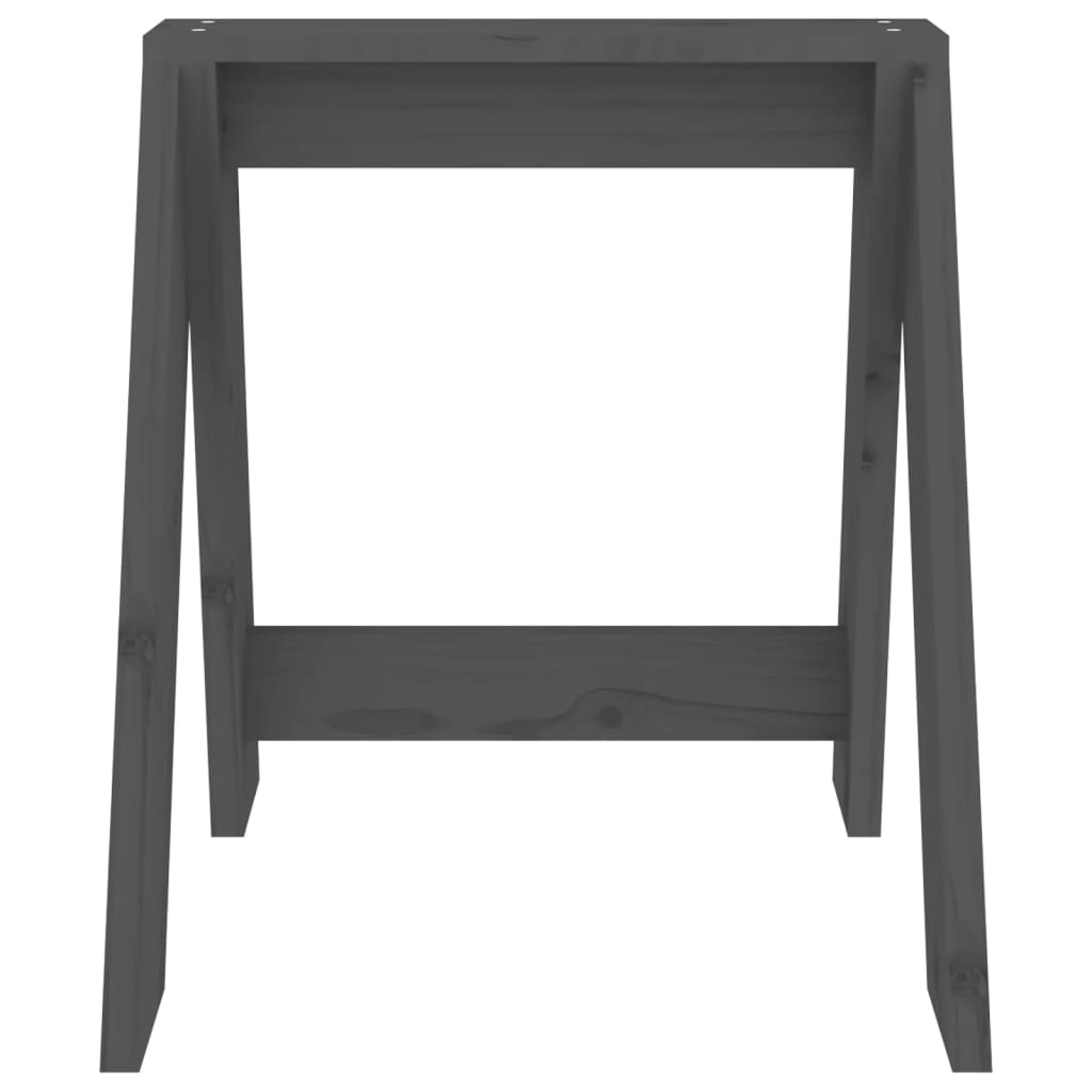 Jakkarat 2 kpl harmaa 40x40x45 cm täysi mänty - Sisustajankoti.fi