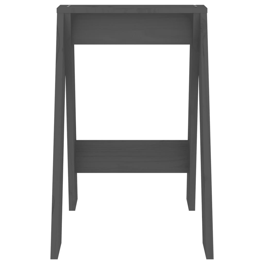 Jakkarat 2 kpl harmaa 40x40x60 cm täysi mänty - Sisustajankoti.fi