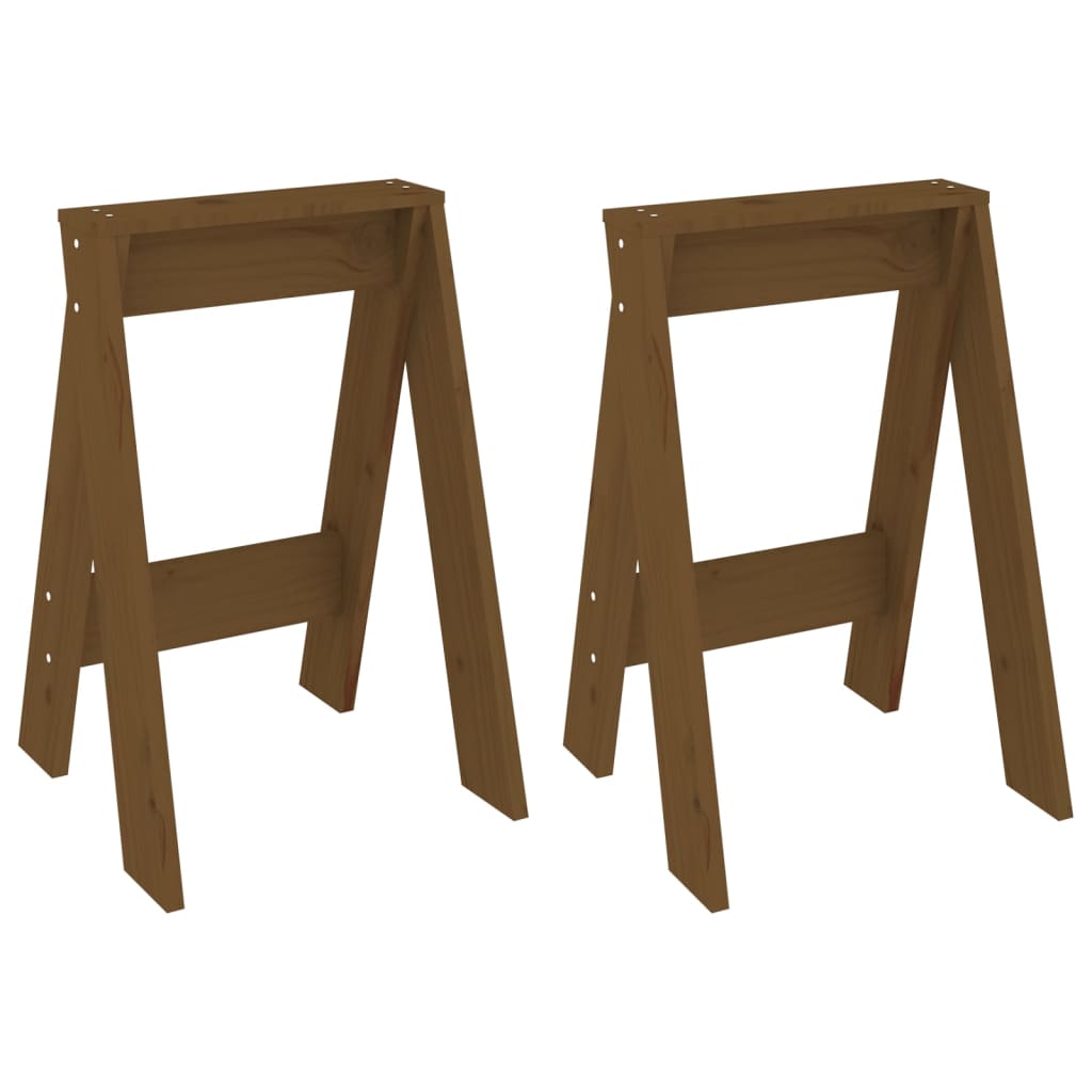 Jakkarat 2 kpl hunajanruskea 40x40x60 cm täysi mänty - Sisustajankoti.fi