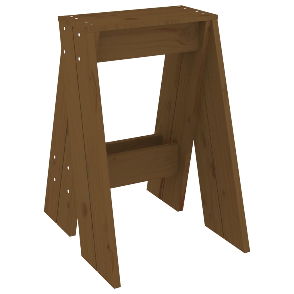 Jakkarat 2 kpl hunajanruskea 40x40x60 cm täysi mänty - Sisustajankoti.fi