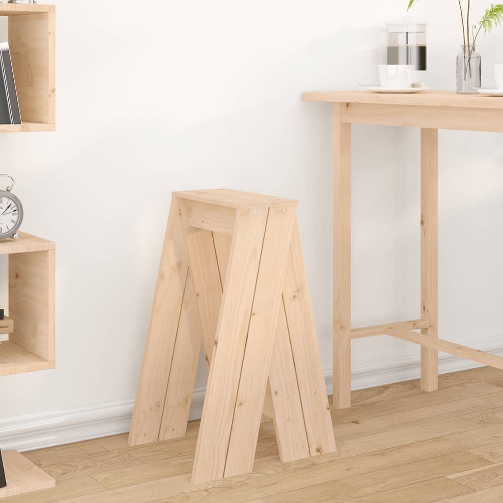 Jakkarat 2 kpl 40x40x75 cm täysi mänty - Sisustajankoti.fi