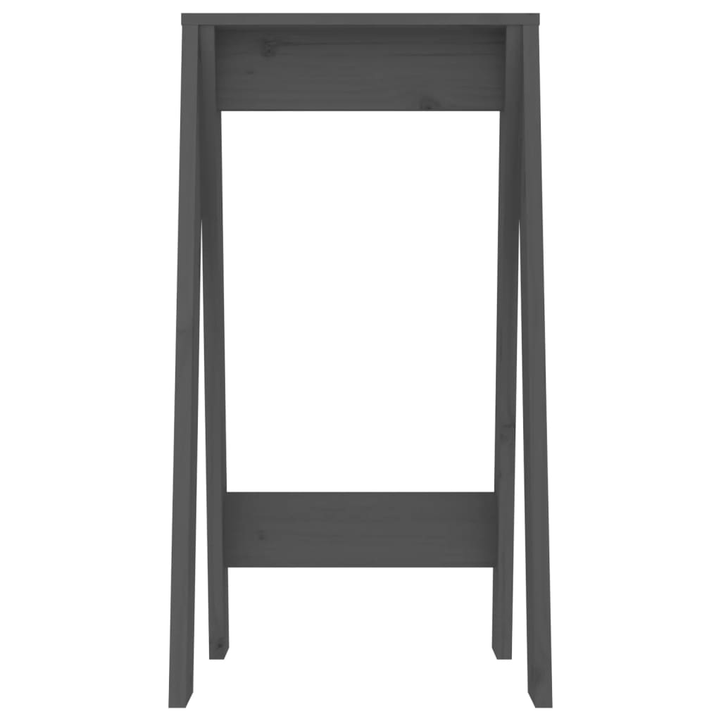 Jakkarat 2 kpl harmaa 40x40x75 cm täysi mänty - Sisustajankoti.fi
