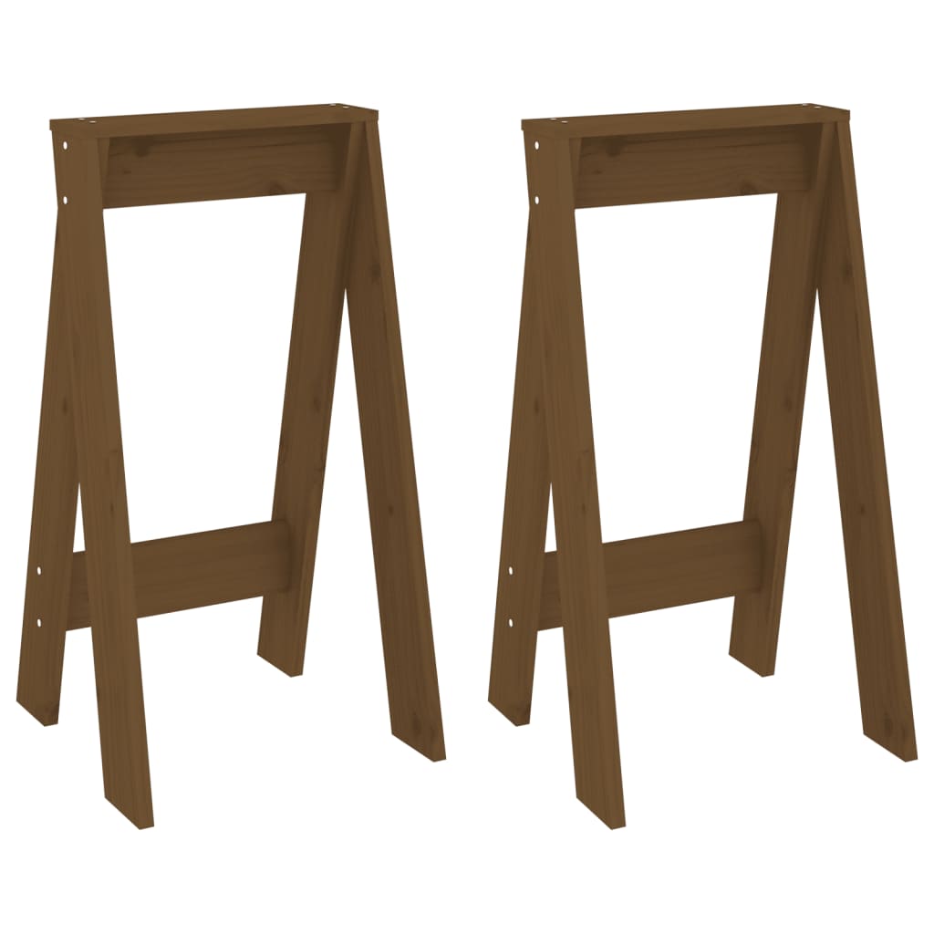 Jakkarat 2 kpl hunajanruskea 40x40x75 cm täysi mänty - Sisustajankoti.fi