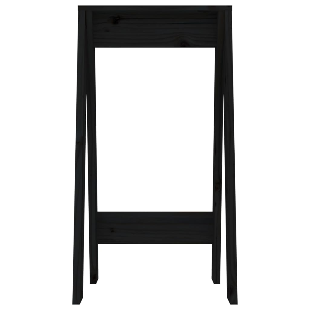 Jakkarat 2 kpl musta 40x40x75 cm täysi mänty - Sisustajankoti.fi