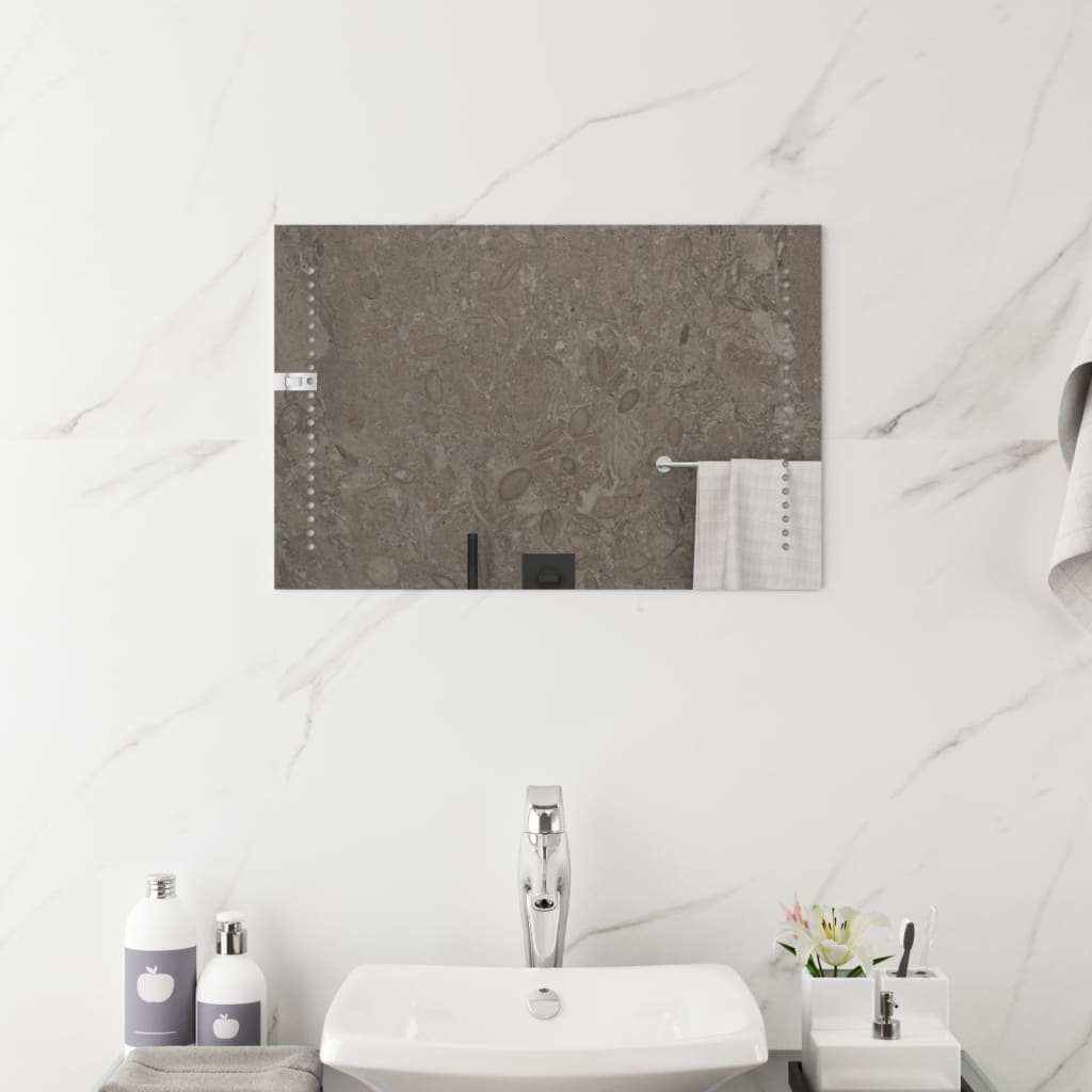 Kylpyhuoneen LED-peili 40x60 cm - Sisustajankoti.fi