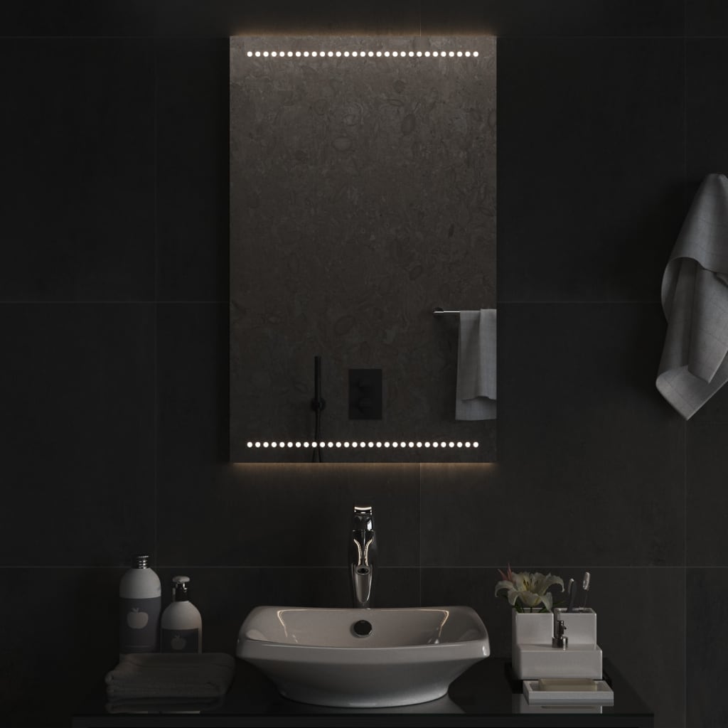 Kylpyhuoneen LED-peili 50x80 cm - Sisustajankoti.fi