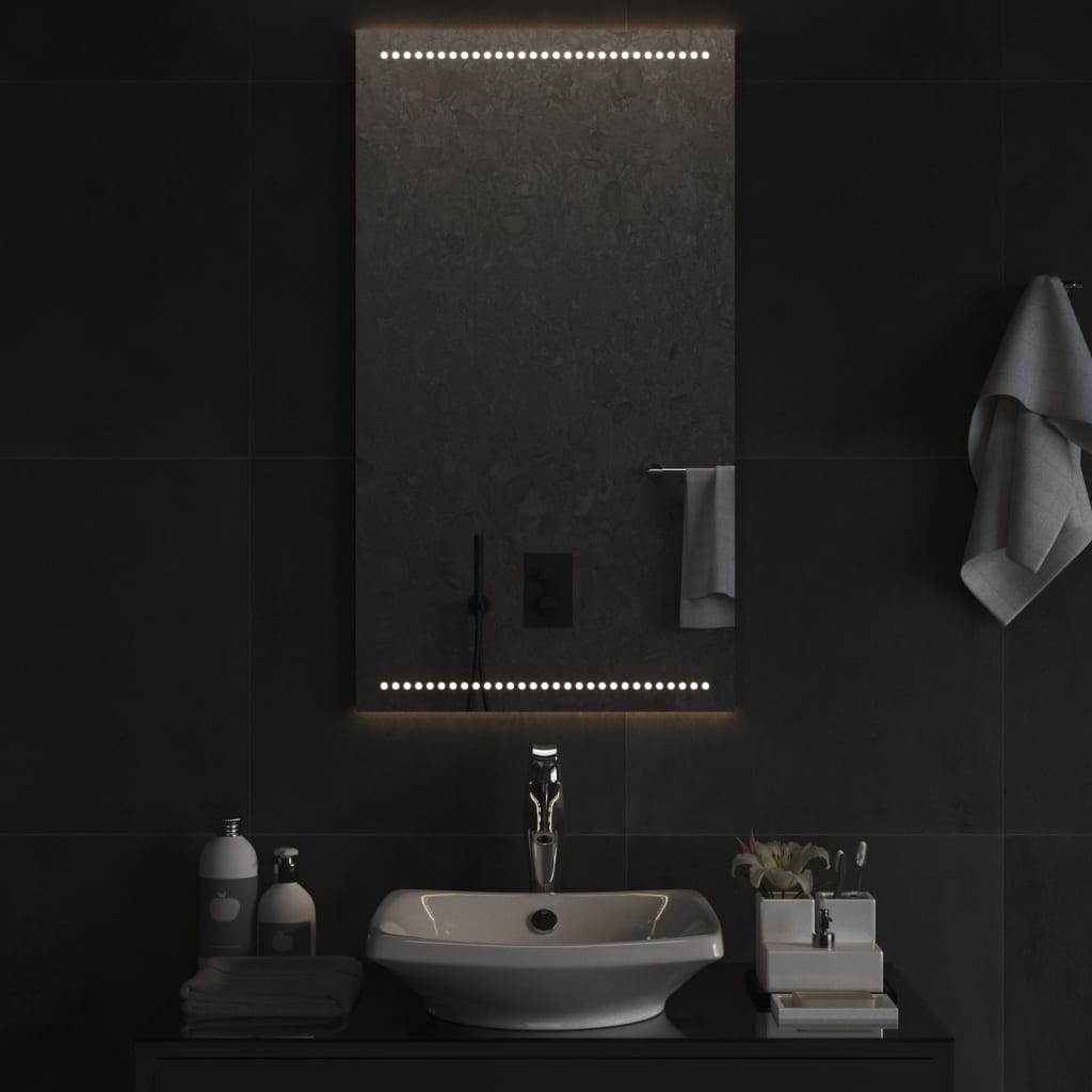 Kylpyhuoneen LED-peili 50x90 cm - Sisustajankoti.fi