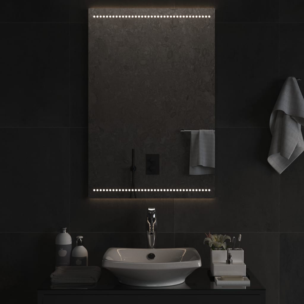 Kylpyhuoneen LED-peili 60x90 cm - Sisustajankoti.fi