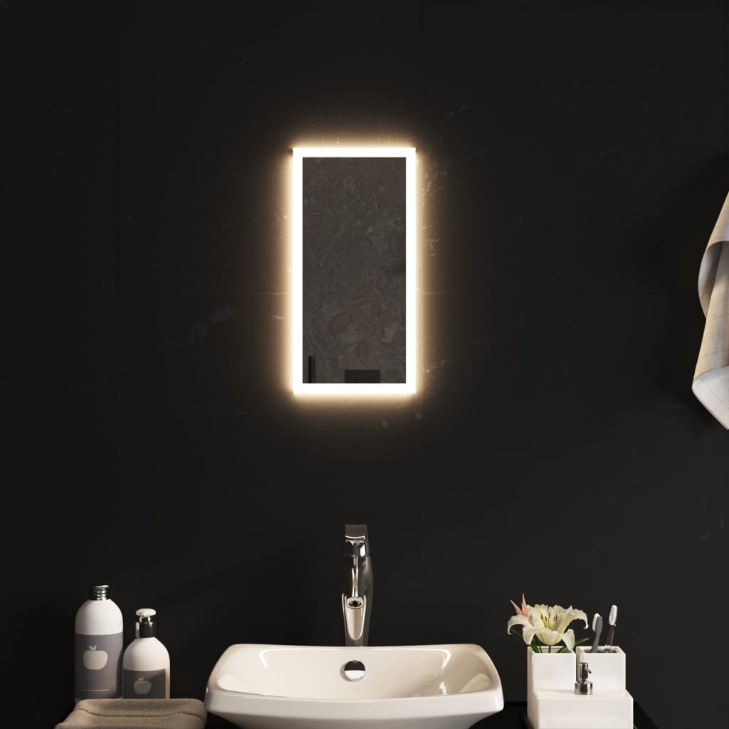 Kylpyhuoneen LED-peili 20x40 cm - Sisustajankoti.fi