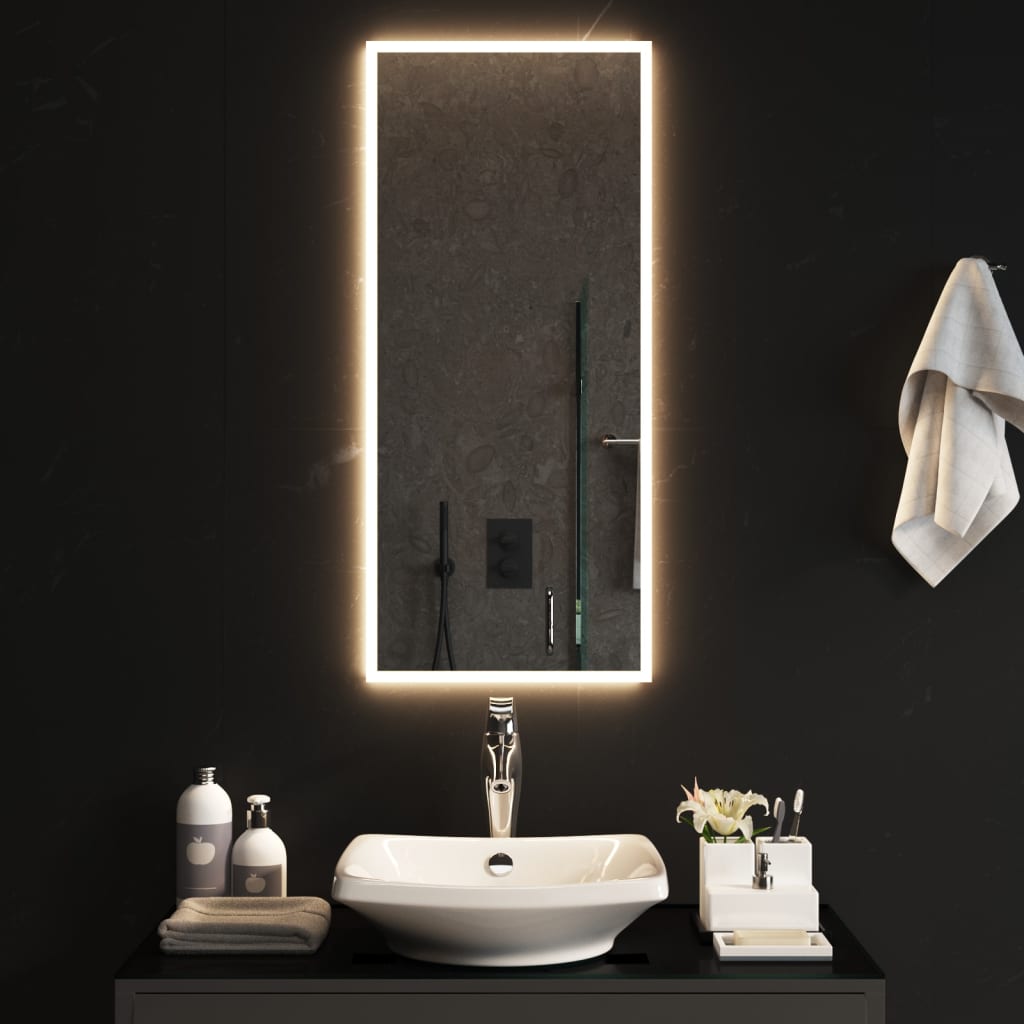 Kylpyhuoneen LED-peili 40x90 cm - Sisustajankoti.fi