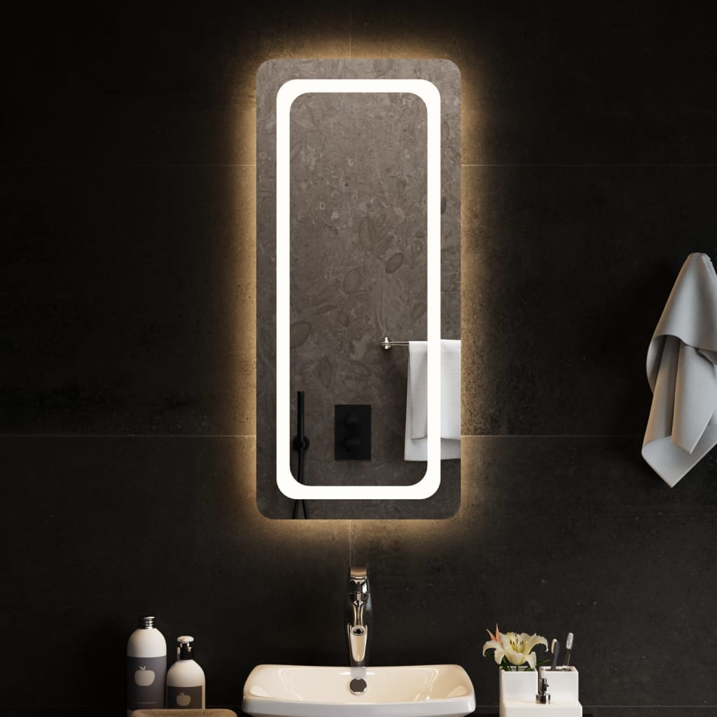 Kylpyhuoneen LED-peili 40x90 cm - Sisustajankoti.fi