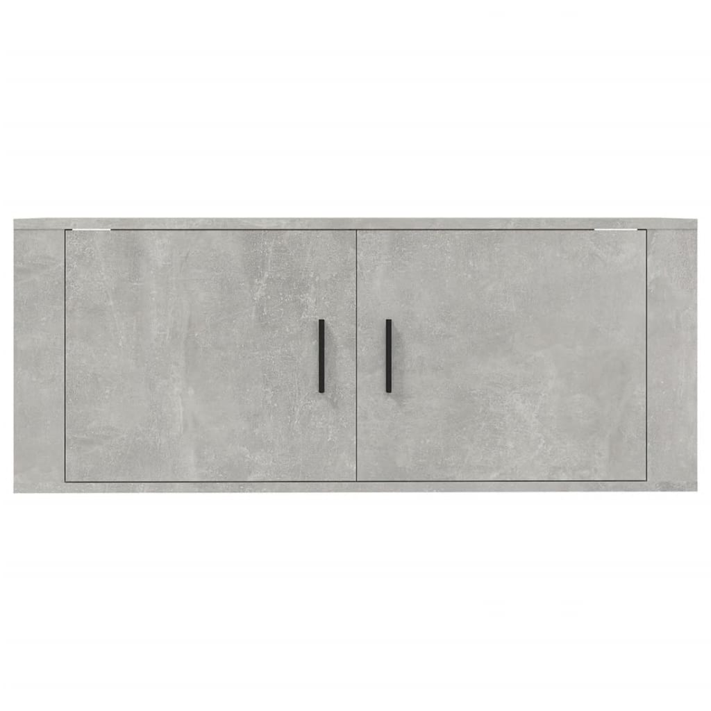 Seinäkiinnitettävä TV-taso betoninharmaa 100x34,5x40 cm - Sisustajankoti.fi