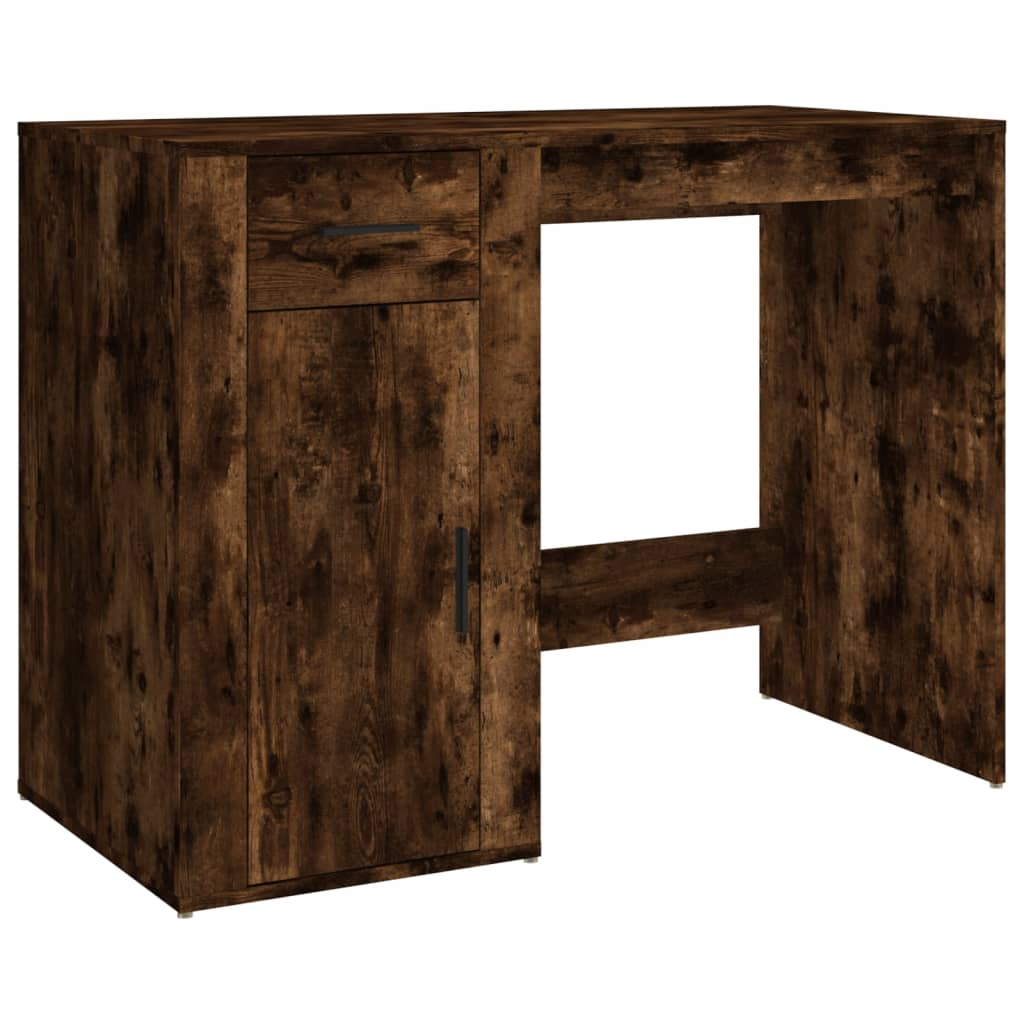 Työpöytä savutammi 100x49x75 cm tekninen puu - Sisustajankoti.fi