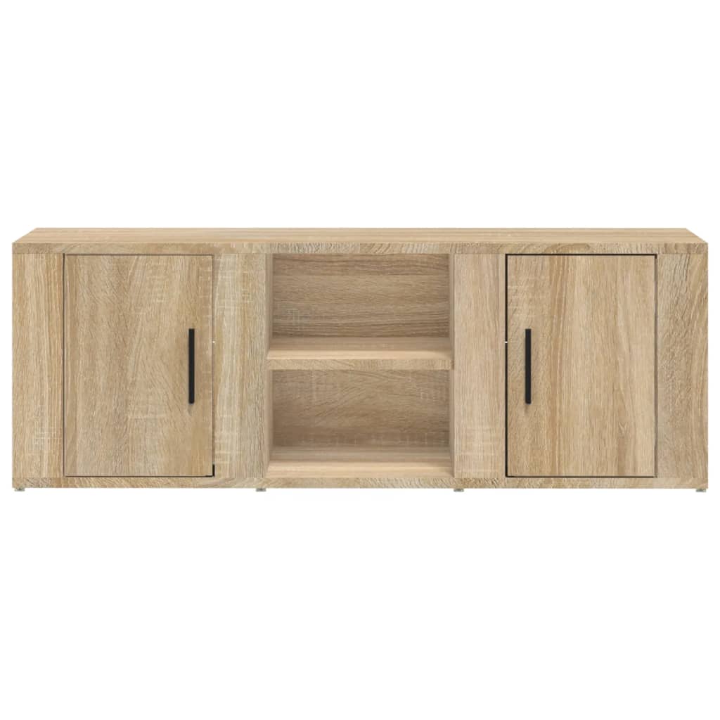 TV-taso Sonoma-tammi 100x31,5x35 cm tekninen puu - Sisustajankoti.fi