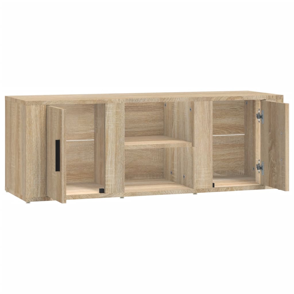 TV-taso Sonoma-tammi 100x31,5x35 cm tekninen puu - Sisustajankoti.fi