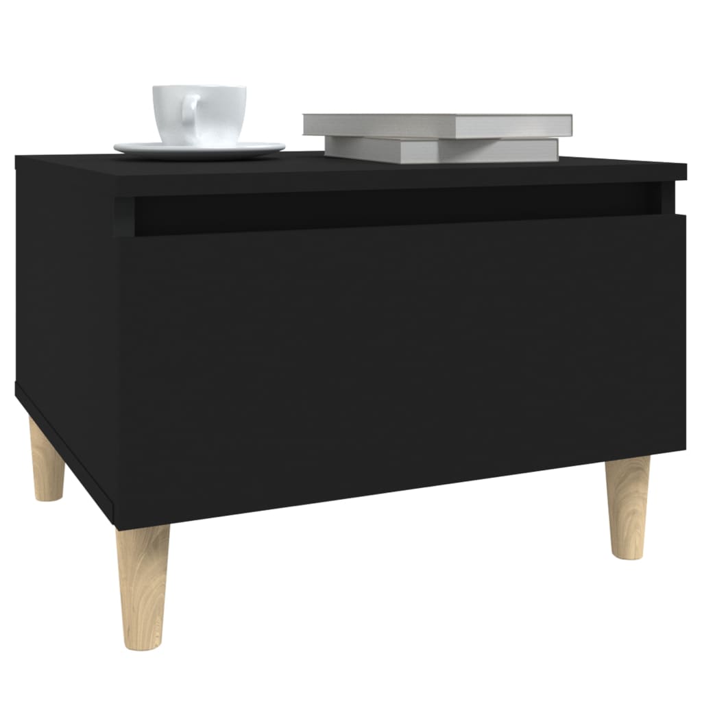 Sivupöydät 2kpl musta 50x46x35 cm tekninen puu - Sisustajankoti.fi