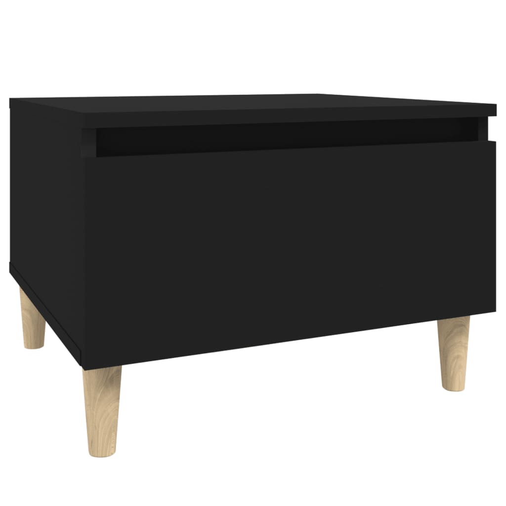 Sivupöydät 2kpl musta 50x46x35 cm tekninen puu - Sisustajankoti.fi