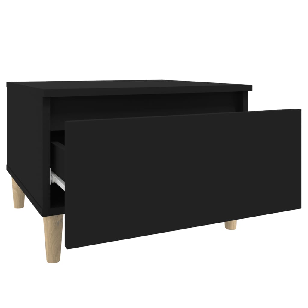 Sivupöydät 2kpl musta 50x46x35 cm tekninen puu - Sisustajankoti.fi