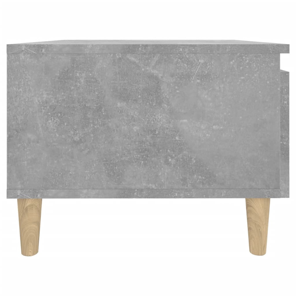 Sivupöytä betoninharmaa 50x46x35 cm tekninen puu - Sisustajankoti.fi