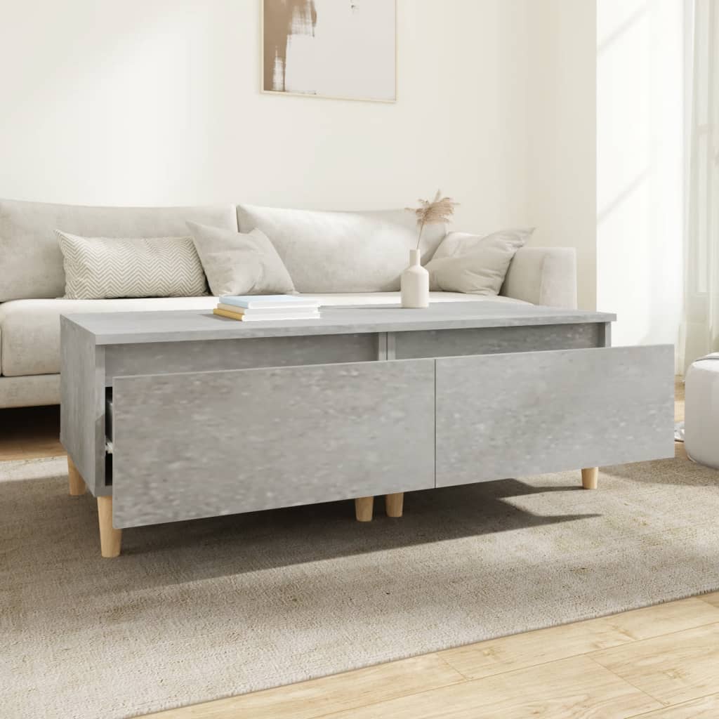 Sivupöydät 2 kpl betoninharmaa 50x46x35 cm tekninen puu - Sisustajankoti.fi
