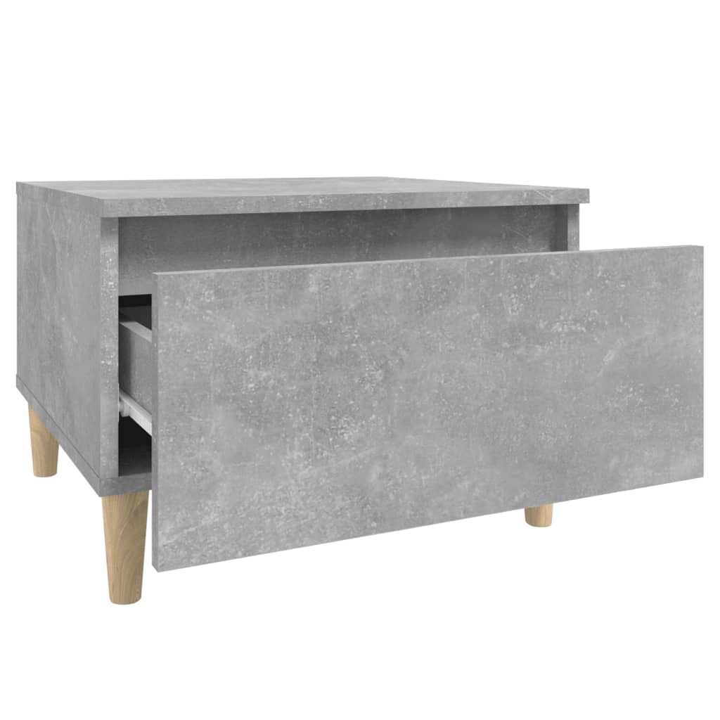 Sivupöydät 2 kpl betoninharmaa 50x46x35 cm tekninen puu - Sisustajankoti.fi