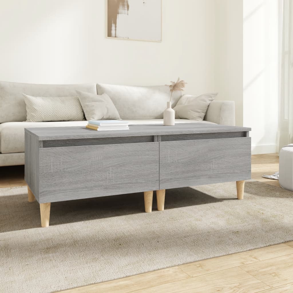Sivupöydät 2 kpl harmaa Sonoma 50x46x35 cm tekninen puu - Sisustajankoti.fi