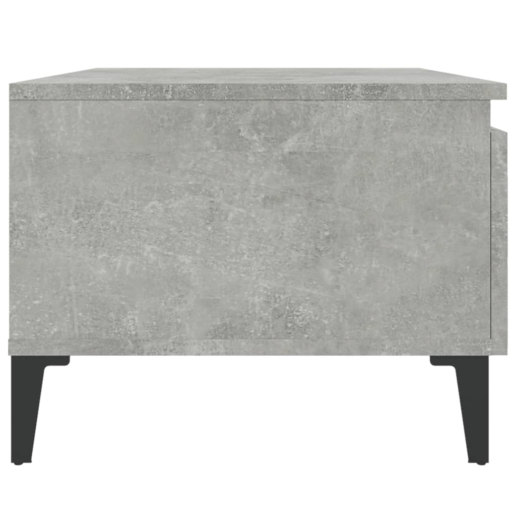 Sivupöydät 2 kpl betoninharmaa 50x46x35 cm tekninen puu - Sisustajankoti.fi