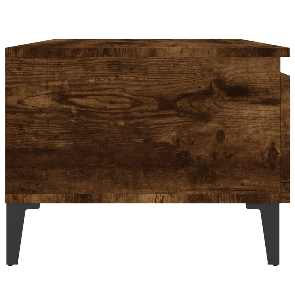 Sivupöydät 2 kpl savutammi 50x46x35 cm tekninen puu - Sisustajankoti.fi