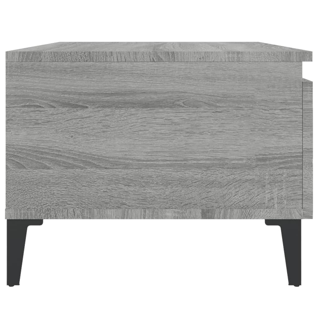 Sivupöydät 2 kpl harmaa Sonoma 50x46x35 cm tekninen puu - Sisustajankoti.fi
