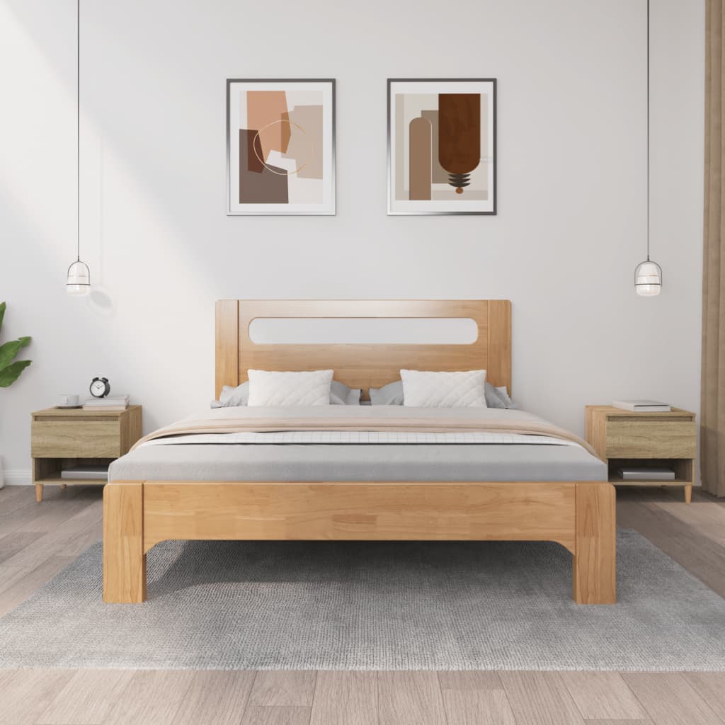 Yöpöydät 2 kpl Sonoma-tammi 50x46x50 cm tekninen puu - Sisustajankoti.fi