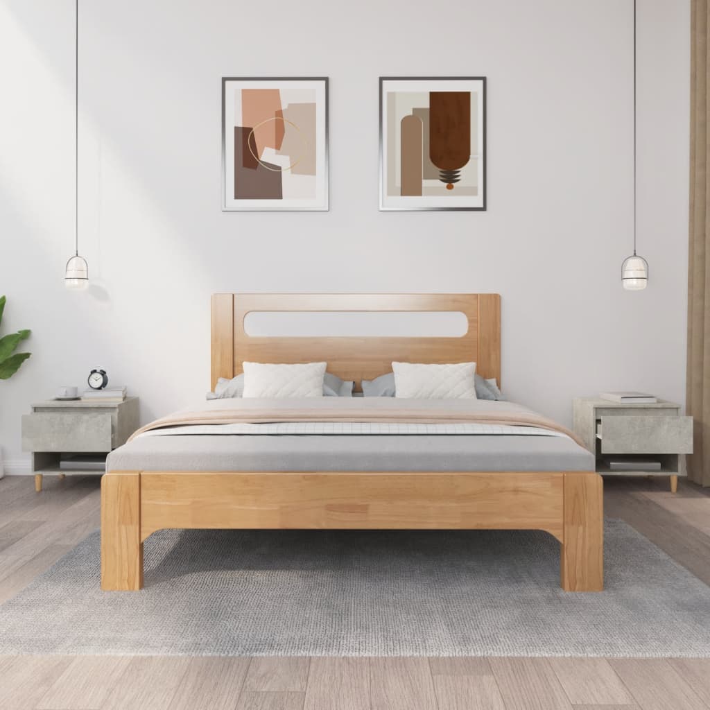 Yöpöydät 2 kpl betoninharmaa 50x46x50 cm tekninen puu - Sisustajankoti.fi