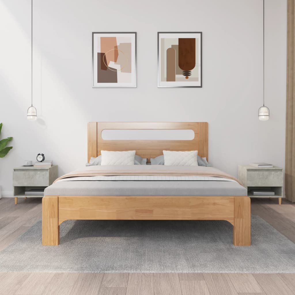 Yöpöydät 2 kpl betoninharmaa 50x46x50 cm tekninen puu - Sisustajankoti.fi