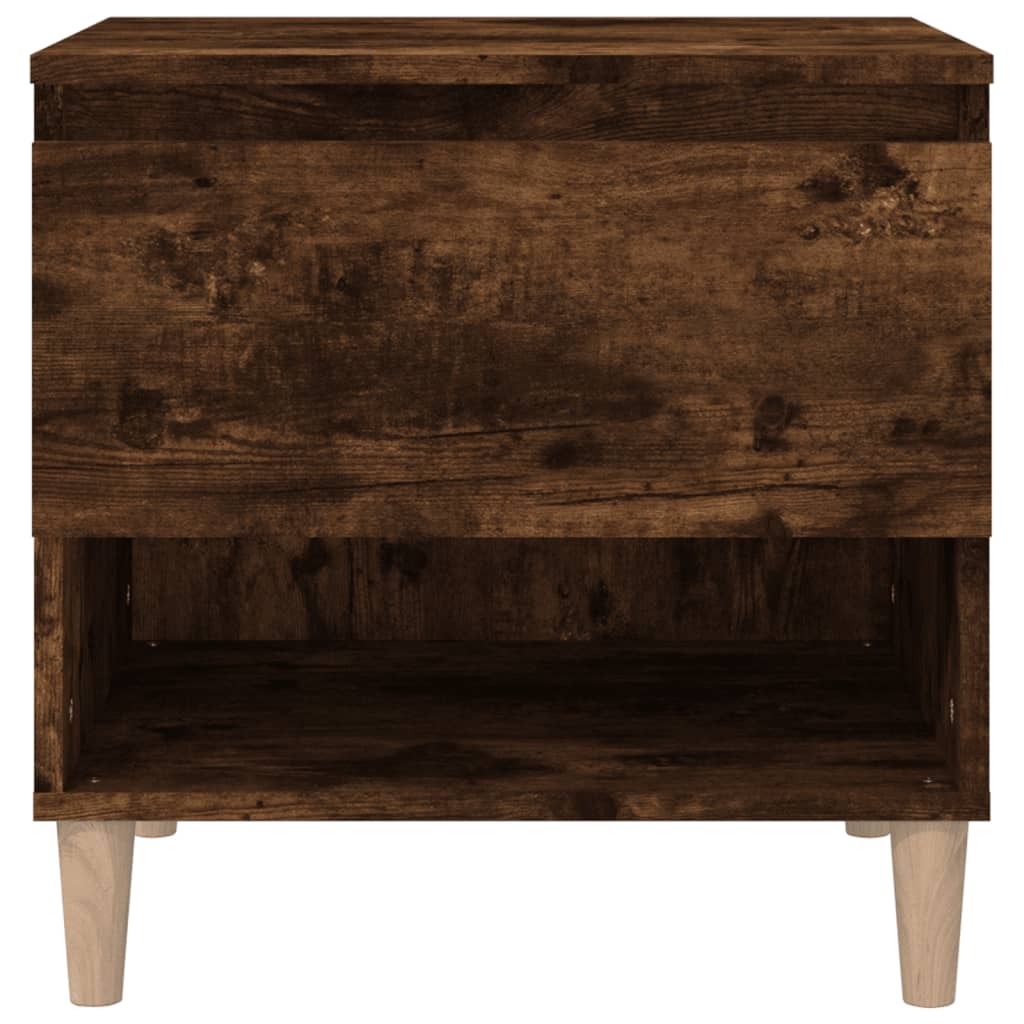 Yöpöydät 2 kpl savutammi 50x46x50 cm tekninen puu - Sisustajankoti.fi