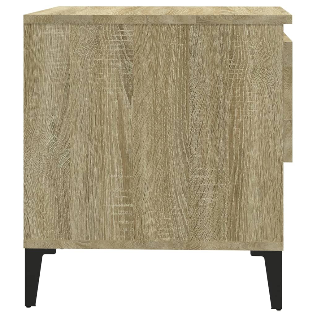 Sivupöydät 2 kpl Sonoma-tammi 50x46x50 cm tekninen puu - Sisustajankoti.fi