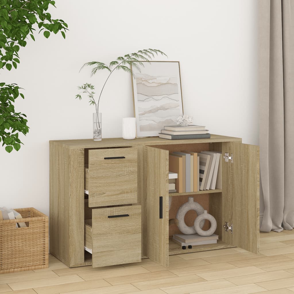 Senkki Sonoma-tammi 100x33x59,5 cm tekninen puu - Sisustajankoti.fi
