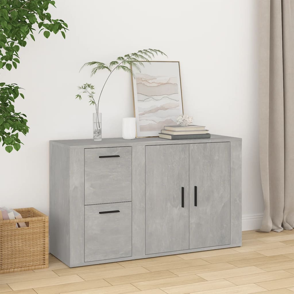 Senkki betoninharmaa 100x33x59,5 cm tekninen puu - Sisustajankoti.fi