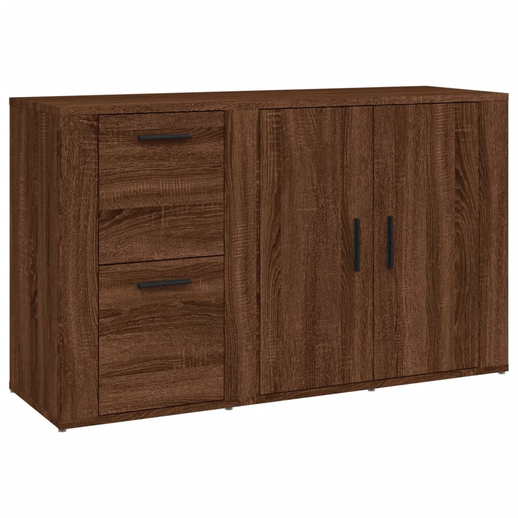 Senkki ruskea tammi 100x33x59,5 cm tekninen puu - Sisustajankoti.fi