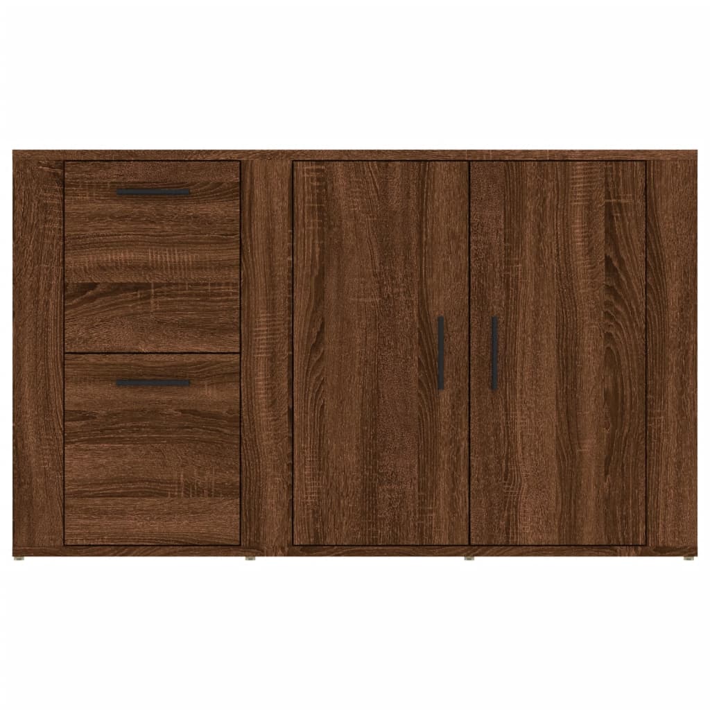 Senkki ruskea tammi 100x33x59,5 cm tekninen puu - Sisustajankoti.fi
