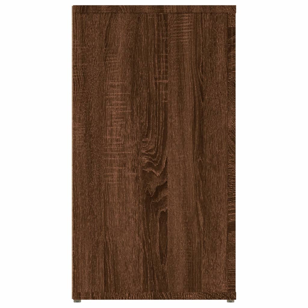 Senkki ruskea tammi 100x33x59,5 cm tekninen puu - Sisustajankoti.fi