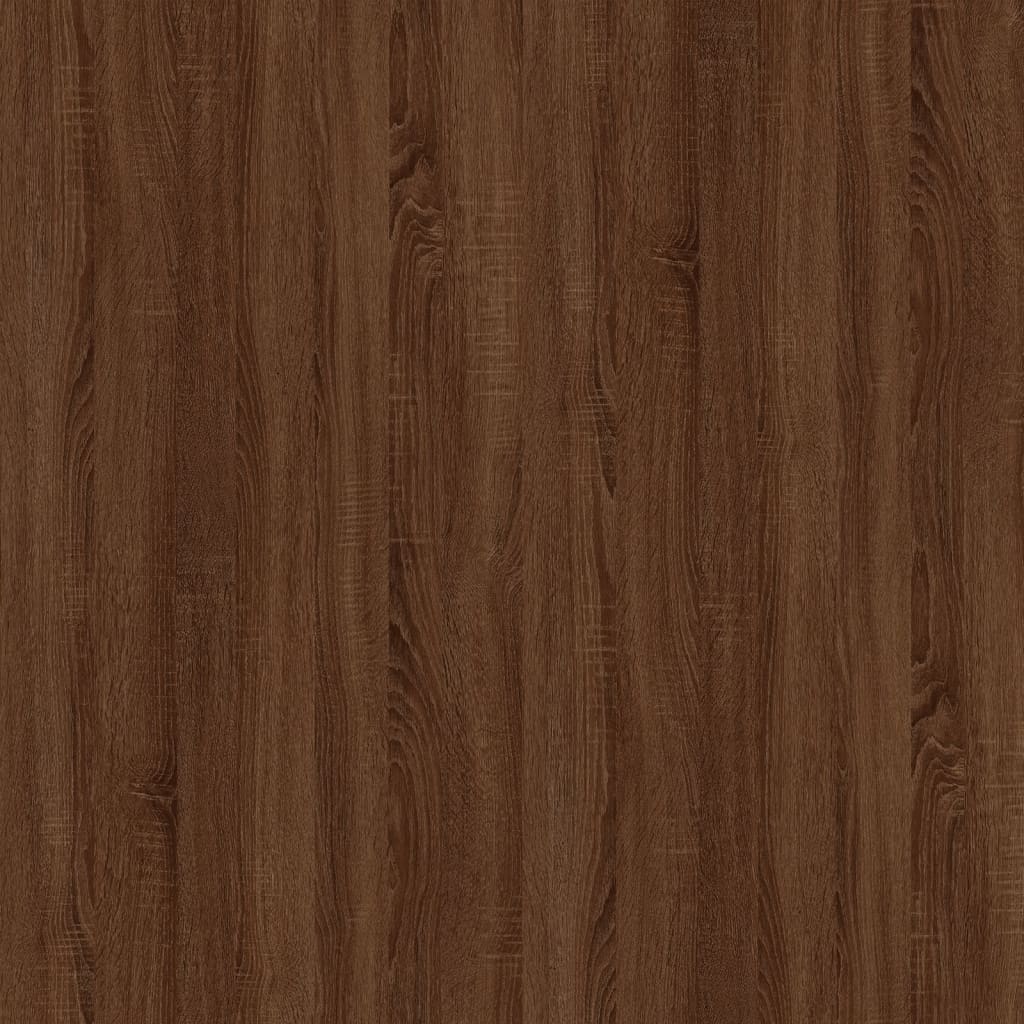 Senkki ruskea tammi 100x33x59,5 cm tekninen puu - Sisustajankoti.fi