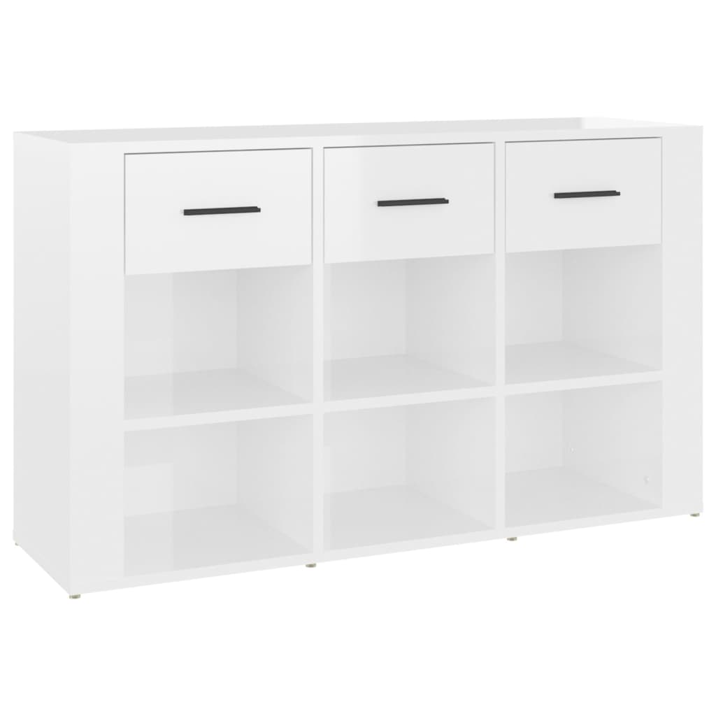 Senkki korkeakiilto valkoinen 100x30x59,5 cm tekninen puu - Sisustajankoti.fi