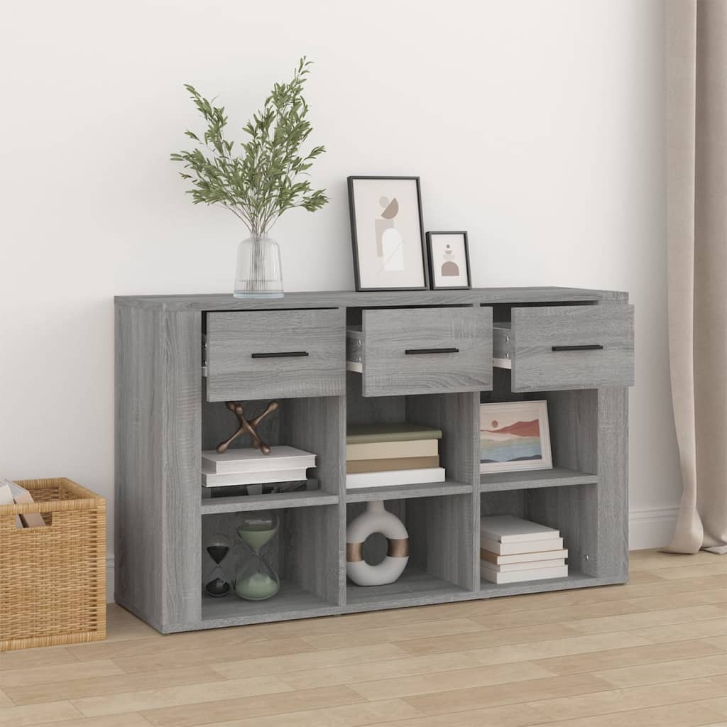 Senkki harmaa Sonoma 100x30x59,5 cm tekninen puu - Sisustajankoti.fi