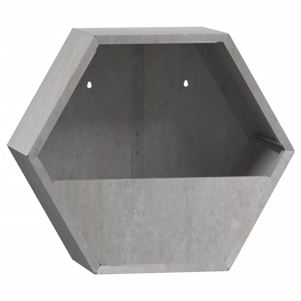 Kukkalaatikot seinälle 2 kpl Corten teräs 30x10x25 cm - Sisustajankoti.fi